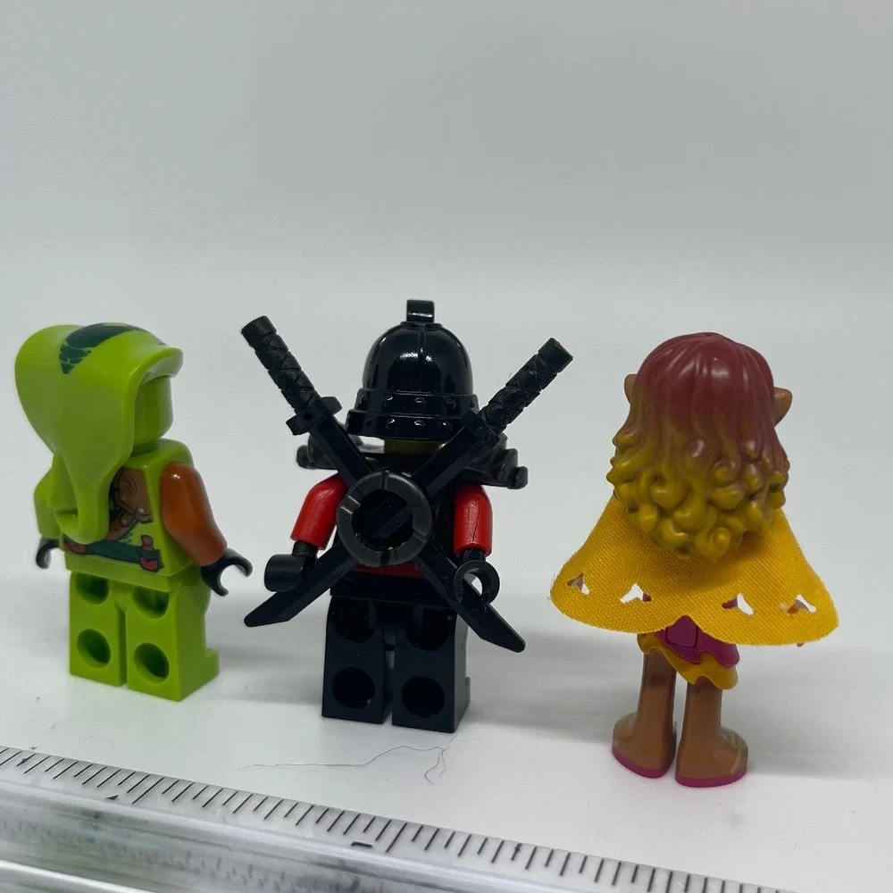 LEGO Ninjago & Elves Minifigures Lot‎ of 3 Snake Warrior Samurai Elf Girl